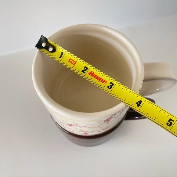 Starbucks 2009 Ceramic Stackable Mugs Cup Coffee Bean Plant Berries Design 10 OZ - Picture 8 of 8